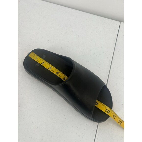 VS Pink 7/8 Black EVA Slide Sandals Platform Chunky Pool Shower Beach Shoes - Picture 5 of 10